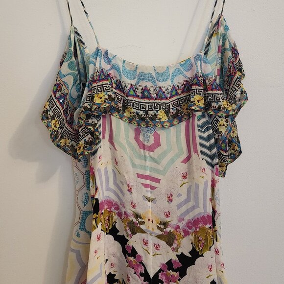 Camilla Under My Wrap Dress With Frill Small b69 - Picture 6 of 11